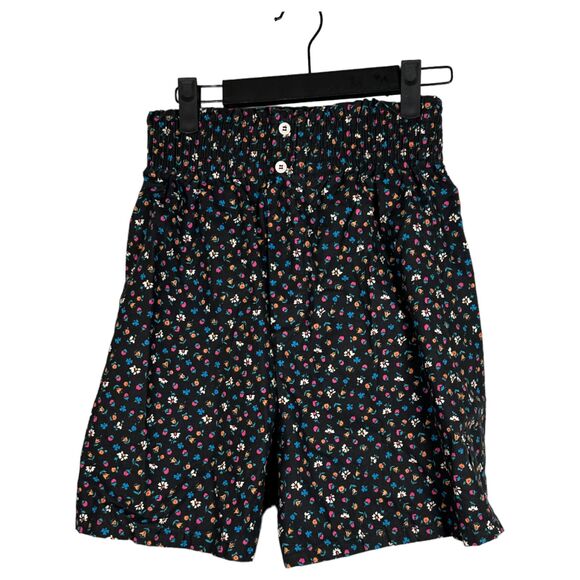 Mixed Blues Vintage High Waisted Floral Shorts Size Small - Picture 1 of 6
